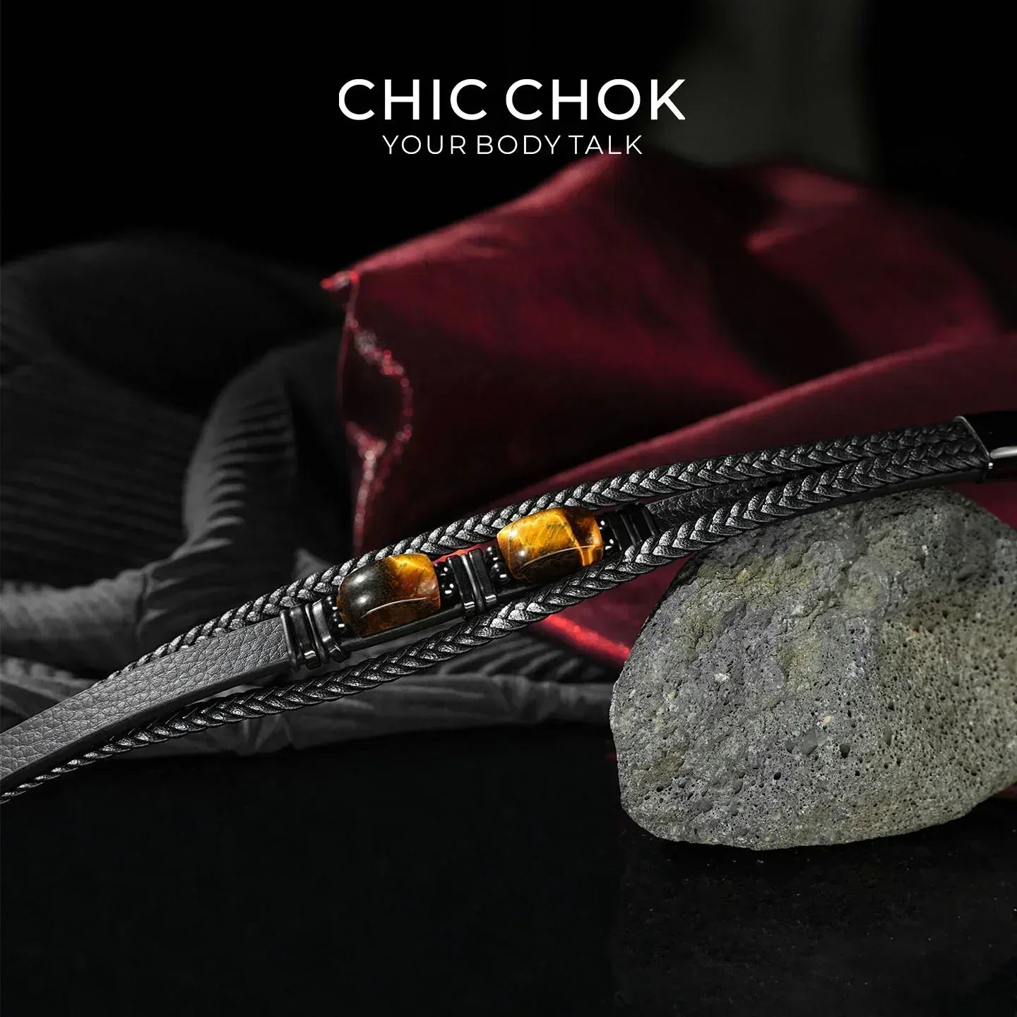 Tiger Eye Guardian - CHICCHOK - Bracelet, Crystal Bracelet - Bracelet