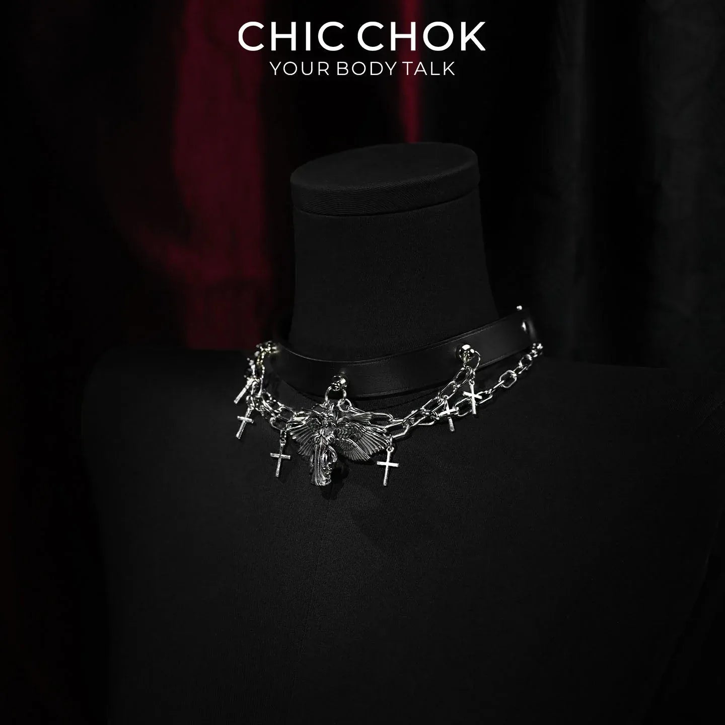 Seraphic Blaze Choker Necklace - CHICCHOK - Choker