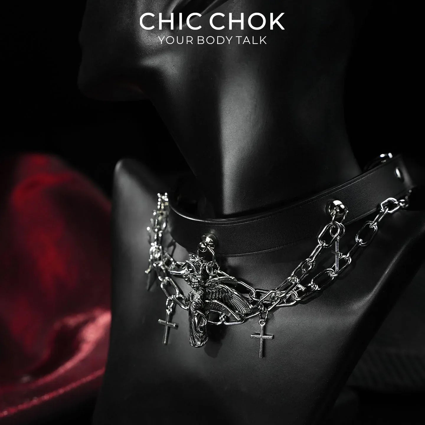 Seraphic Blaze Choker Necklace - CHICCHOK - Choker