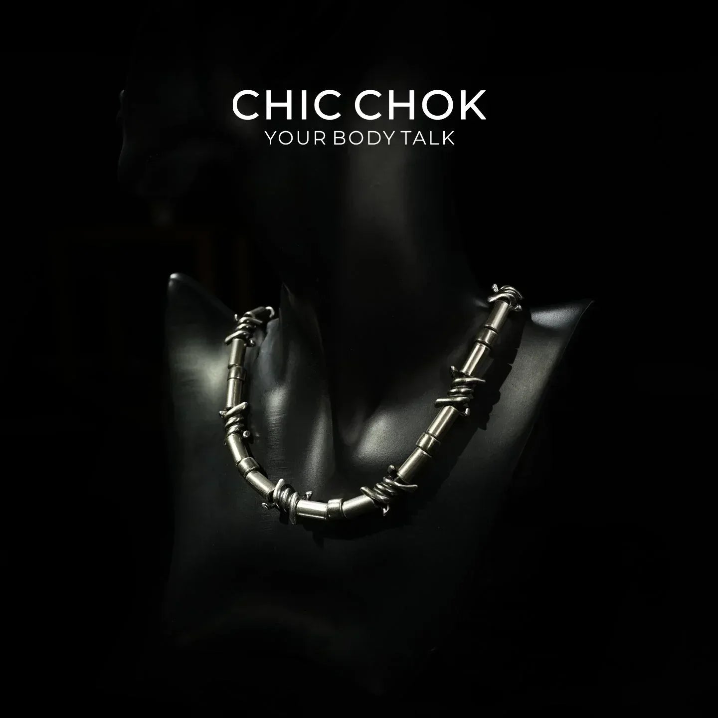 CHICCHOK [Barbed Pulse] Industrial Steel Choker - CHICCHOK - Bracelet