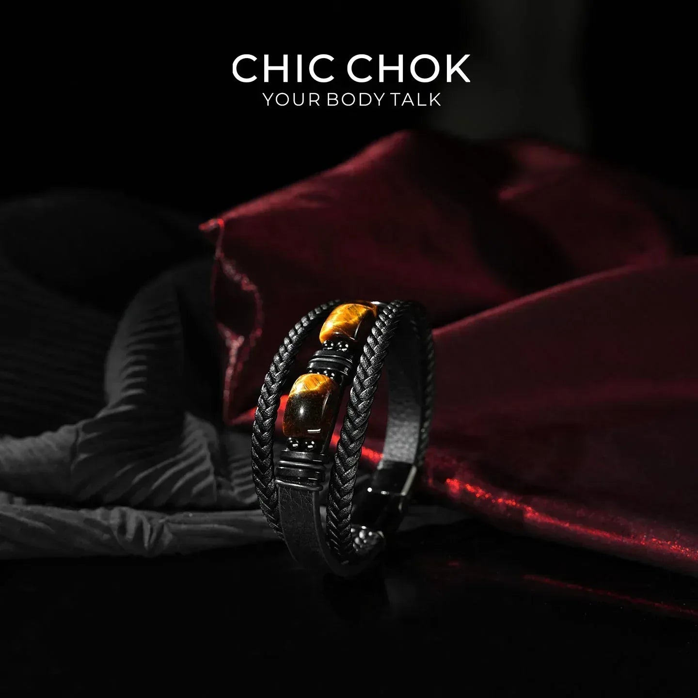 Tiger Eye Guardian - CHICCHOK - Bracelet, Crystal Bracelet