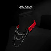 CHICCHOK [Breathless] Pulling Fashion and Fun Choker Red - CHICCHOK - Choker, collar - Choker