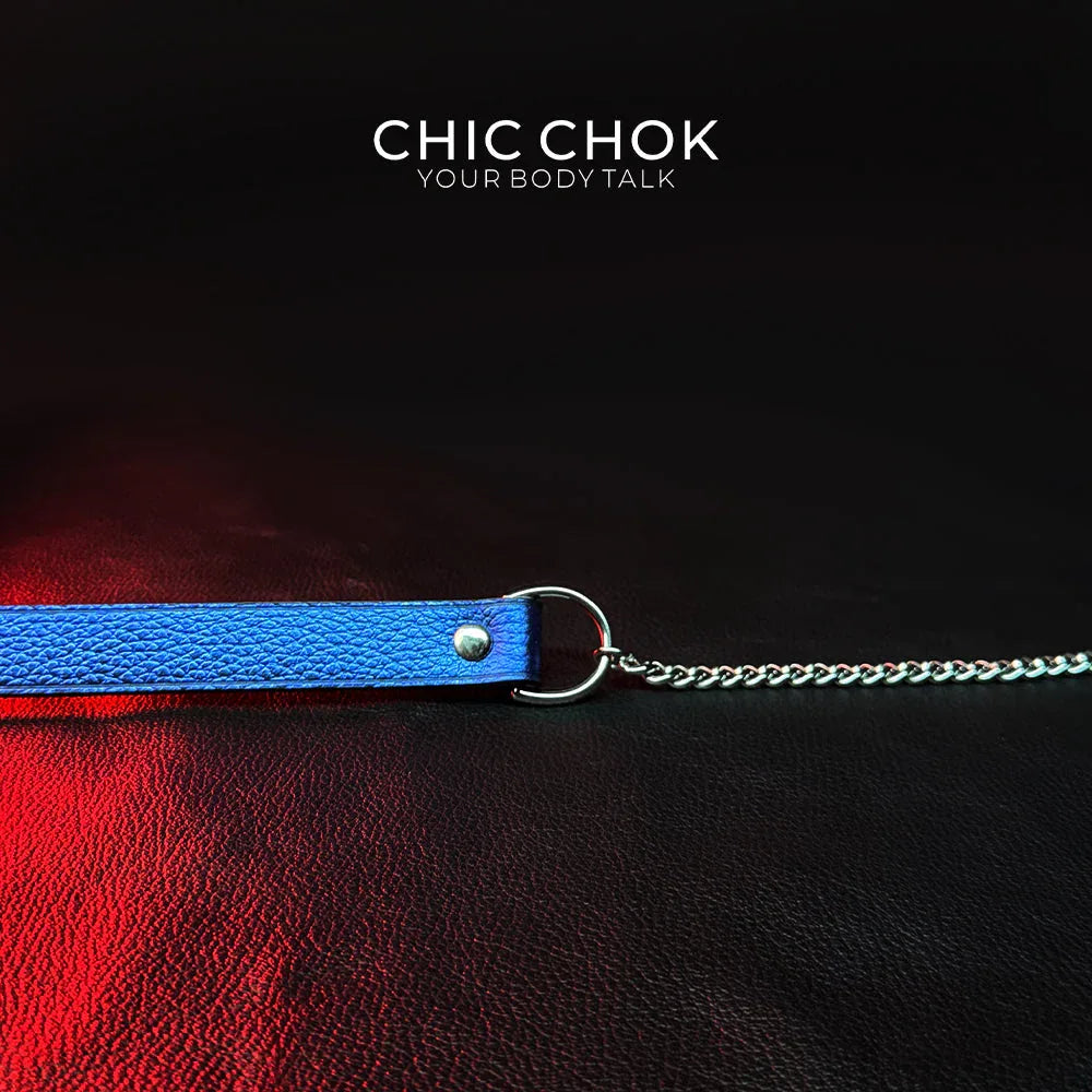CHICCHOK [Breathless] Pulling Fashion and Fun Choker(Blue) - CHICCHOK - Choker