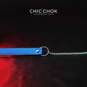CHICCHOK [Breathless] Pulling Fashion and Fun Choker(Blue) - CHICCHOK - Choker, collar - Choker