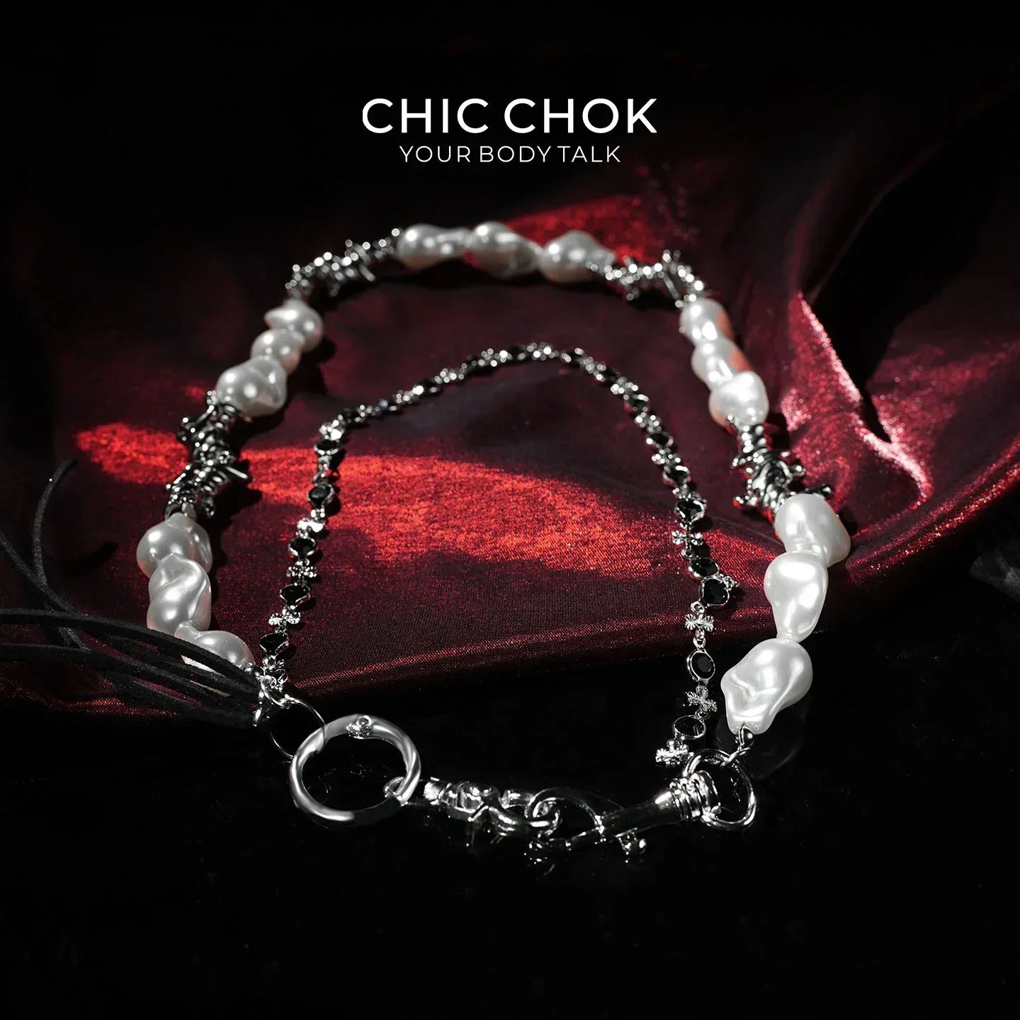 Edge Link Double-Layer Pants Chain - CHICCHOK - pants chain - Pants Chain