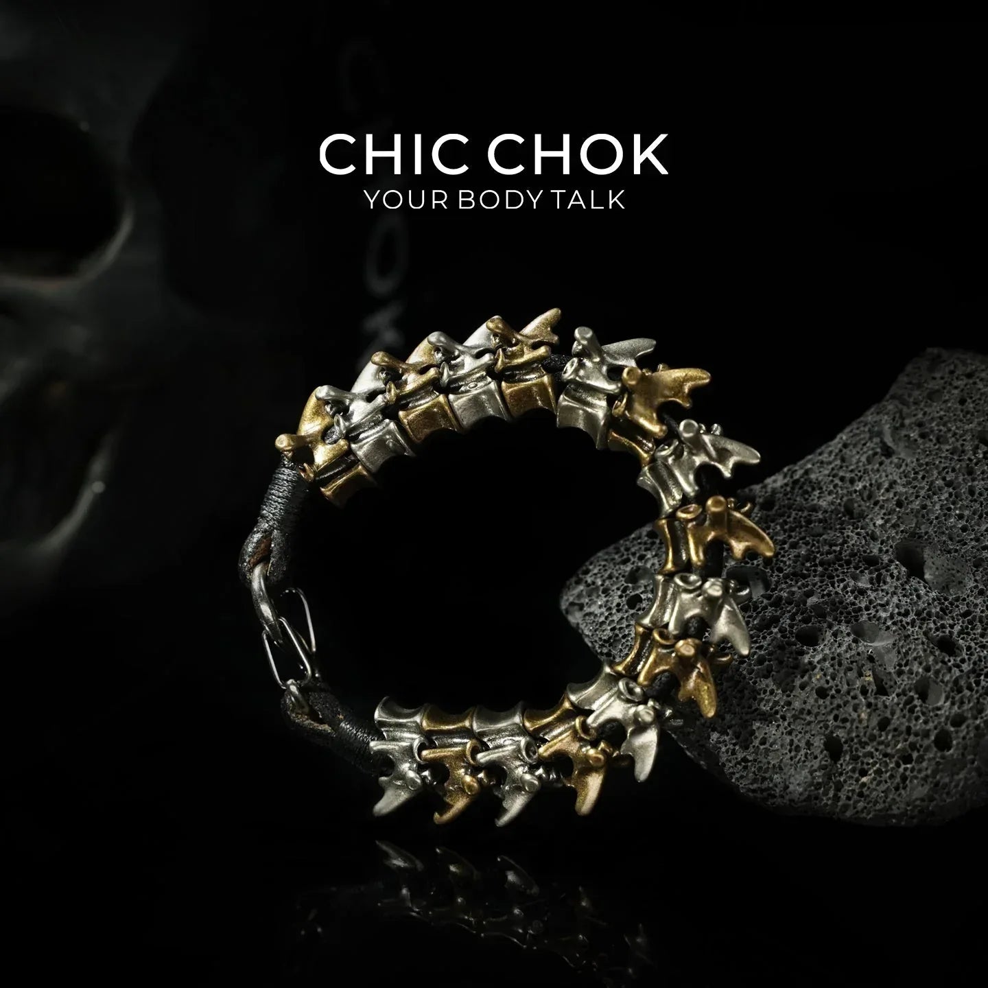 CHICCHOK Dragon Bone Bracelet - CHICCHOK - Bracelet - Metallic Bracelet