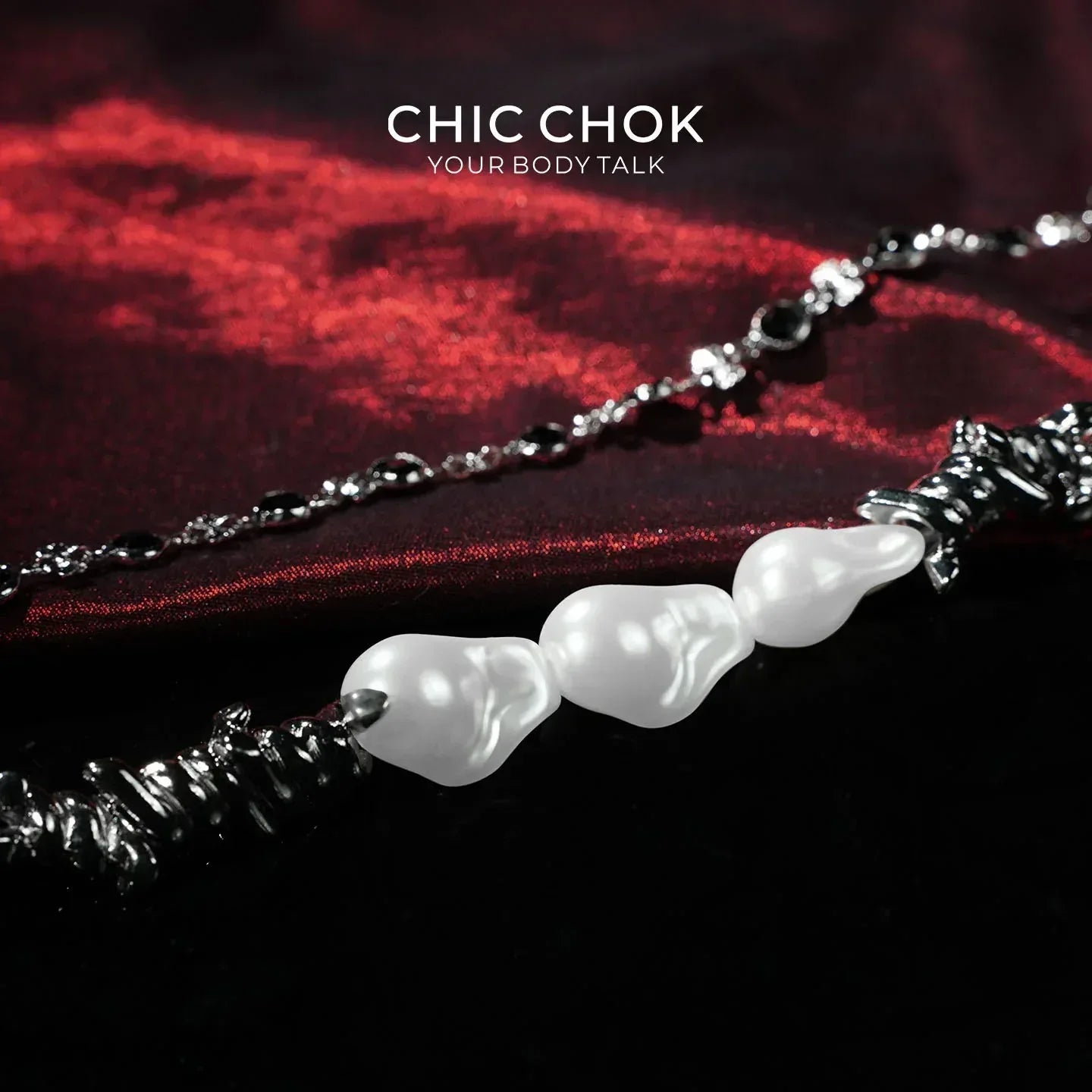 Edge Link Double-Layer Pants Chain - CHICCHOK - pants chain