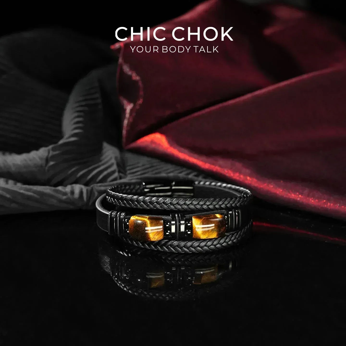 Tiger Eye Guardian - CHICCHOK - Bracelet, Crystal Bracelet - Bracelet