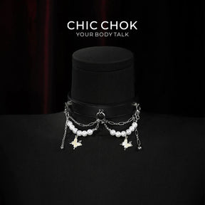 Midnight Butterfly - CHICCHOK - Breathless, Choker, collar, Necklace - Choker