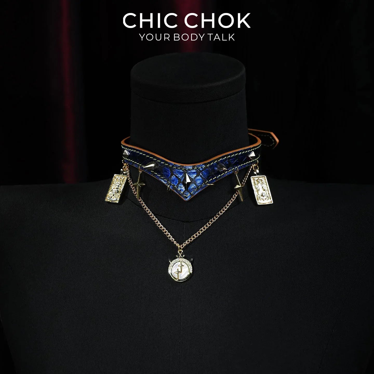 Aries: Arcana & Spikes - CHICCHOK - collar - Choker