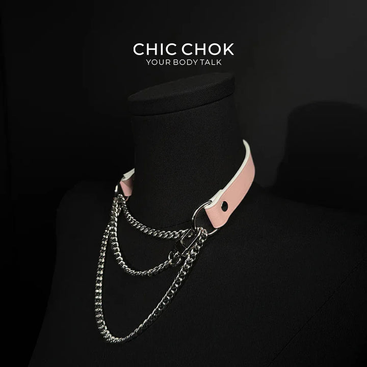 CHICCHOK [Breathless] Pulling Fashion and Fun Choker Pink - CHICCHOK - Choker, collar - Choker