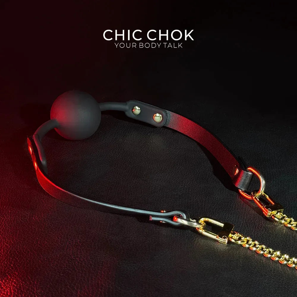 [CHICCHOK] PureSilk Silicone Gag – Gentle Bondage, Elegant Desire - CHICCHOK - - Accessories