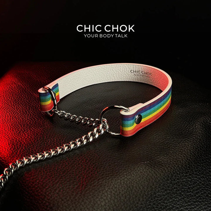 CHICCHOK [Breathless] Pulling Fashion and Fun Choker Rainbow - CHICCHOK - Choker, collar - Choker