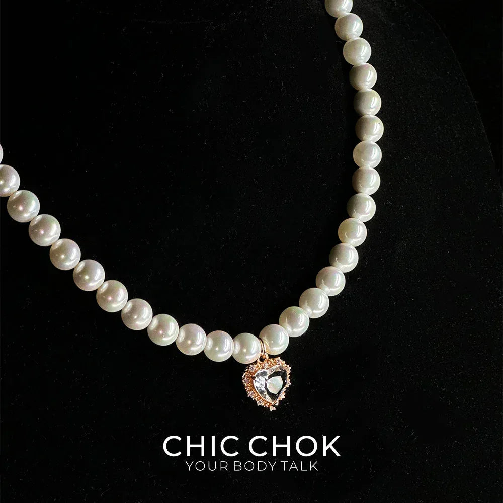 Tears of the Pearl Goddess - CHICCHOK - Choker, collar, Daily Wind - Choker