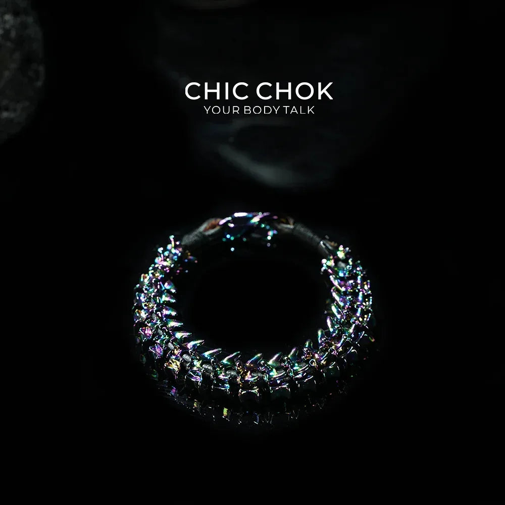 CHICCHOK Dragon Bone Bracelet – Dazzling Color - CHICCHOK - Bracelet - Metallic Bracelet