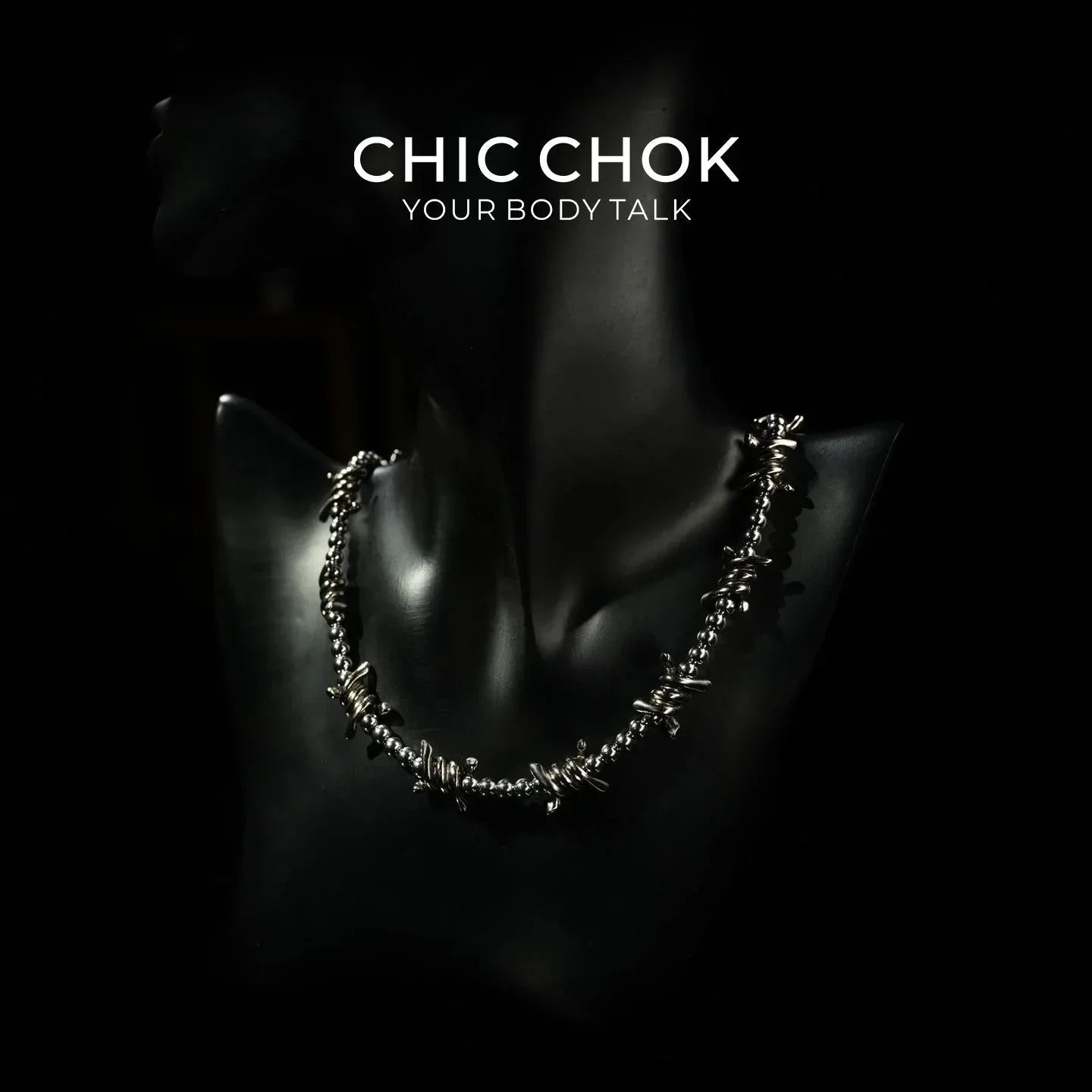 CHICCHOK [Steel Thorns] Heavy Metal Punk Necklace - CHICCHOK - Choker
