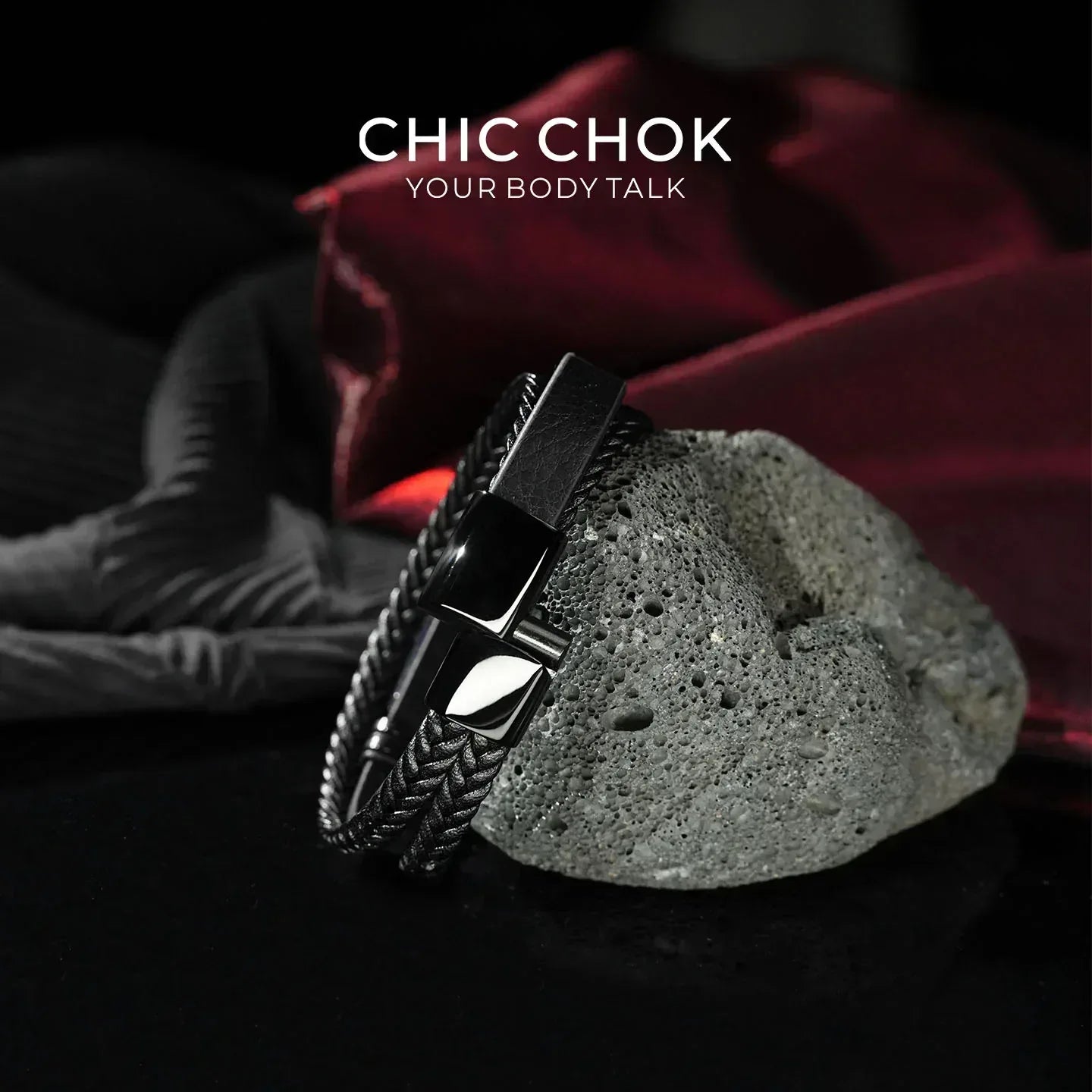 Violet Stillness - CHICCHOK - Bracelet, Crystal Bracelet