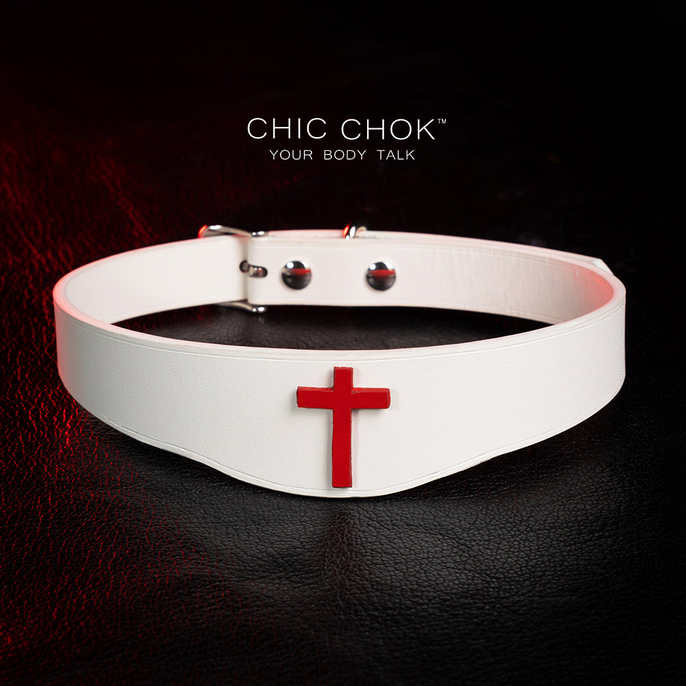 Silent Hill,Pure white leather, red cross logo