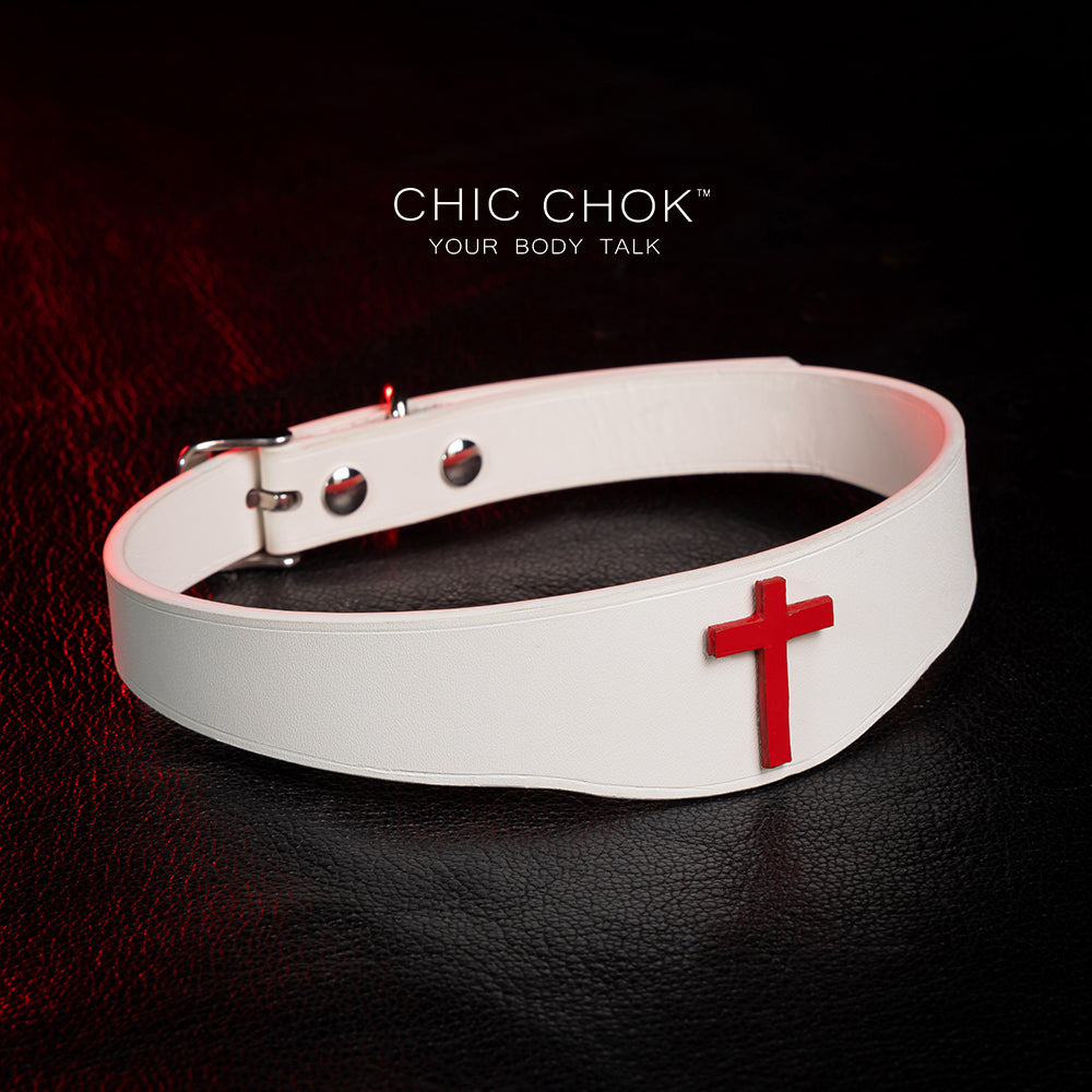 Silent Hill,Pure white leather, red cross logo