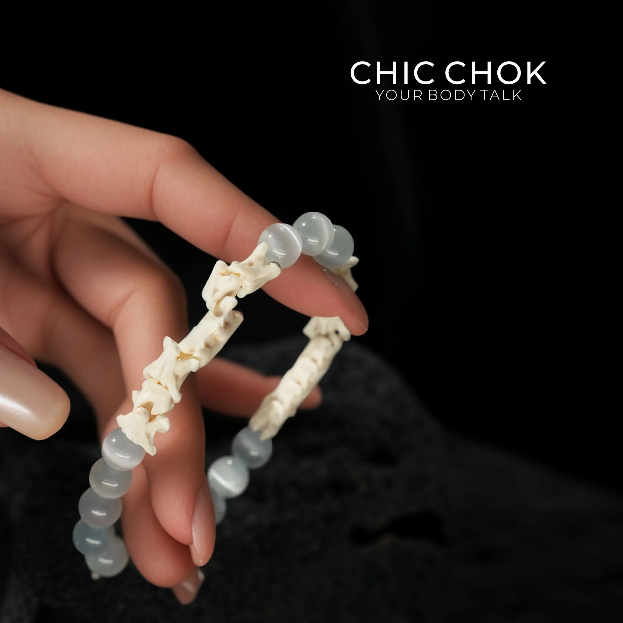 Butterfly Bone Frost Firefly Bracelet - CHICCHOK - 