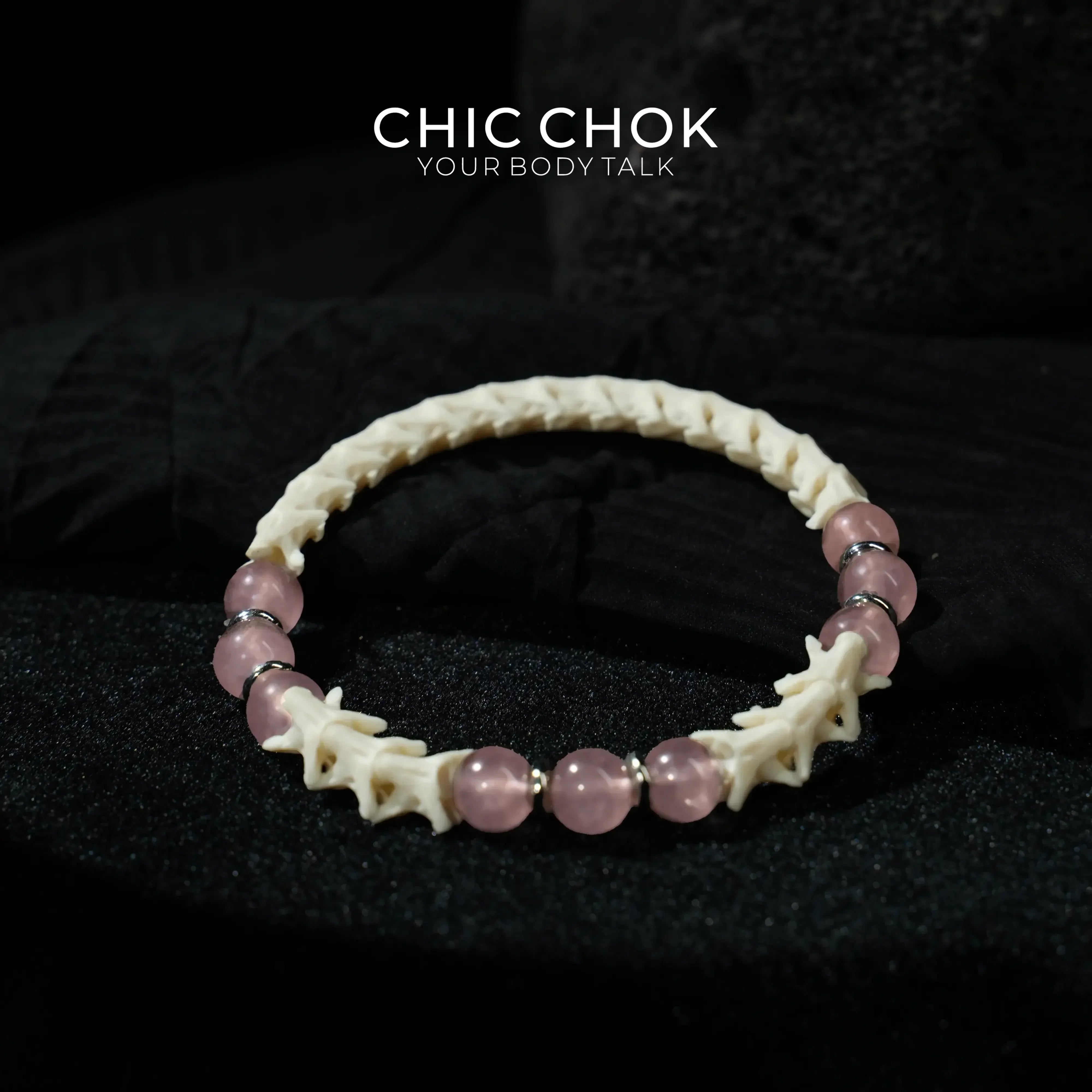 Rose Quartz - CHICCHOK - - Bracelet