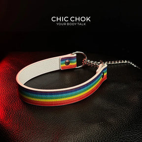 CHICCHOK [Breathless] Pulling Fashion and Fun Choker Rainbow - CHICCHOK - Choker, collar - Choker