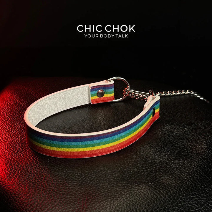 CHICCHOK [Breathless] Pulling Fashion and Fun Choker Rainbow - CHICCHOK - Choker, collar - Choker