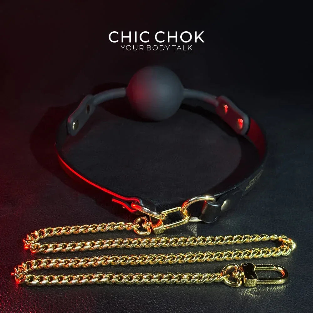[CHICCHOK] PureSilk Silicone Gag – Gentle Bondage, Elegant Desire - CHICCHOK - - Accessories