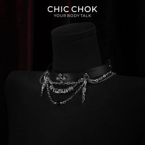Fogbound Castle - CHICCHOK - Breathless, Choker, collar, Necklace - Choker