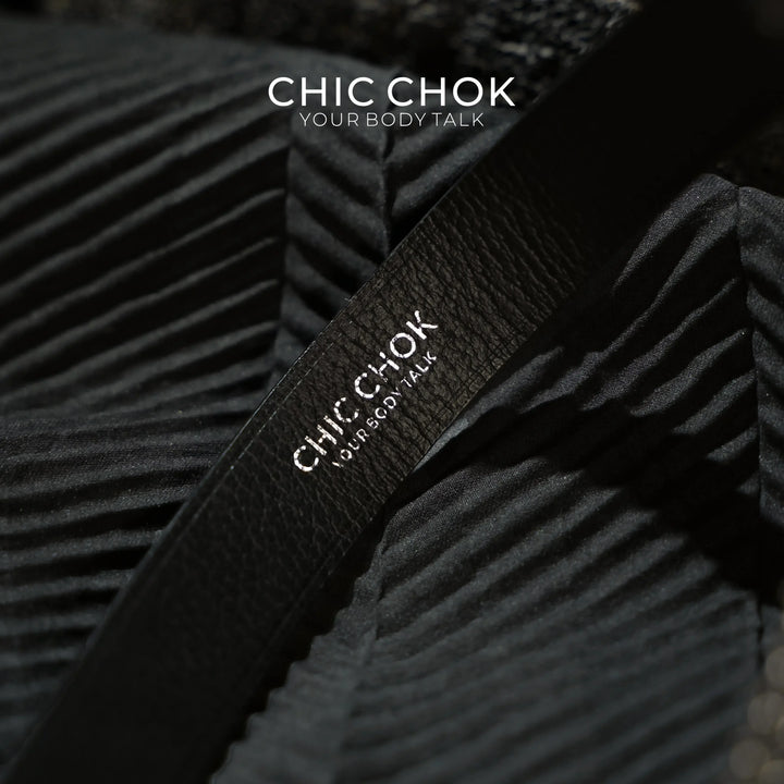 CHICCHOK [Breathless] Black Pull Chain Choker with Love Lock - CHICCHOK - Breathless, Choker, collar - Choker