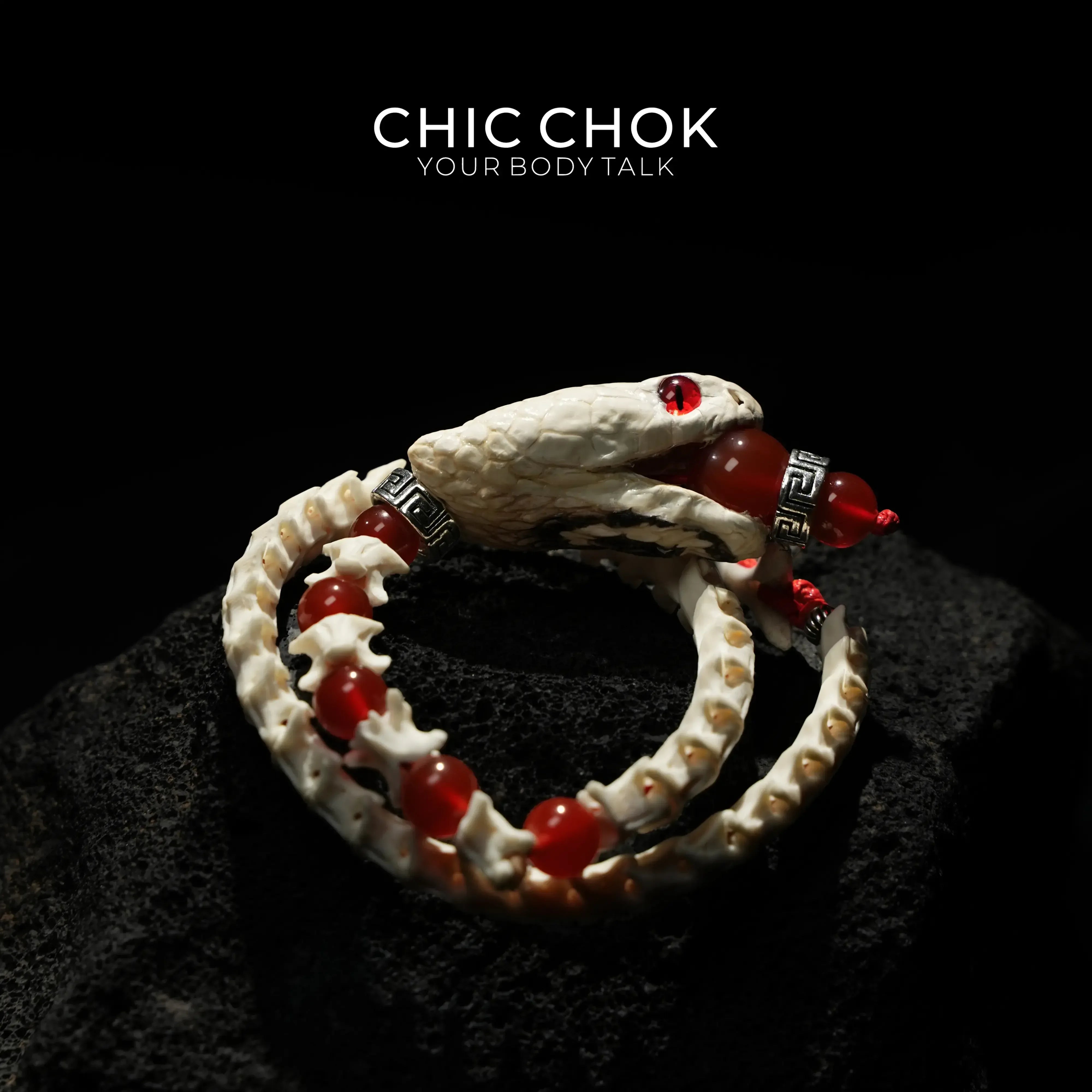 Crimson Skeleton Serpent Curse - CHICCHOK - 