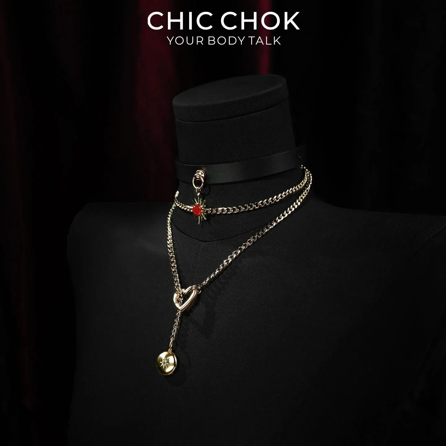 Blood Moon Trio - CHICCHOK - collar - Choker