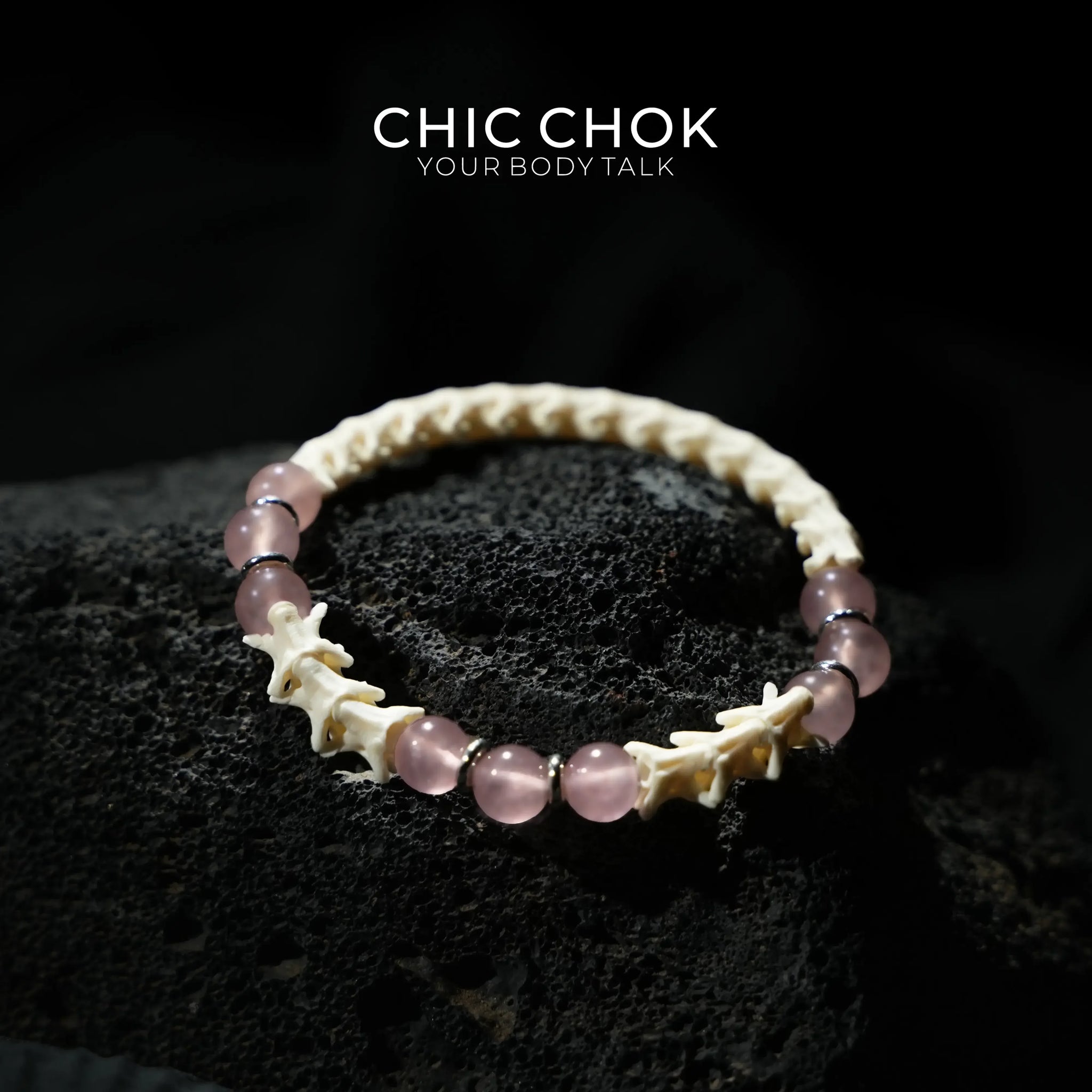 Rose Quartz - CHICCHOK - - Bracelet