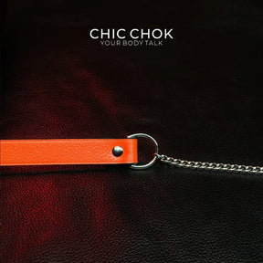 CHICCHOK [Breathless] Pulling Fashion and Fun Choker(Orange) - CHICCHOK - Choker, collar - Choker