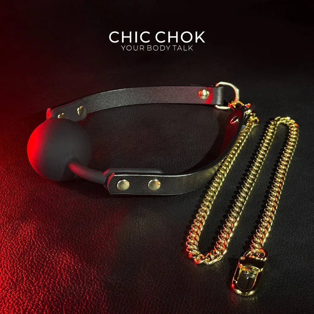 [CHICCHOK] PureSilk Silicone Gag – Gentle Bondage, Elegant Desire - CHICCHOK - - Accessories
