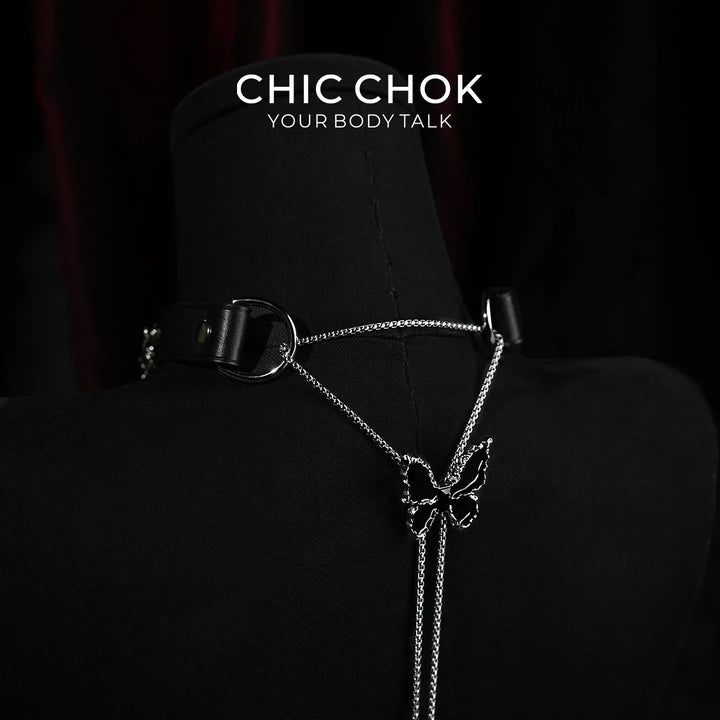 Midnight Butterfly - CHICCHOK - Breathless, Choker, collar, Necklace - Choker