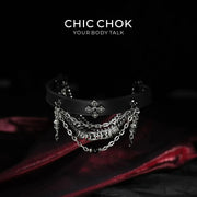 Fogbound Castle Cascading Chain Choker