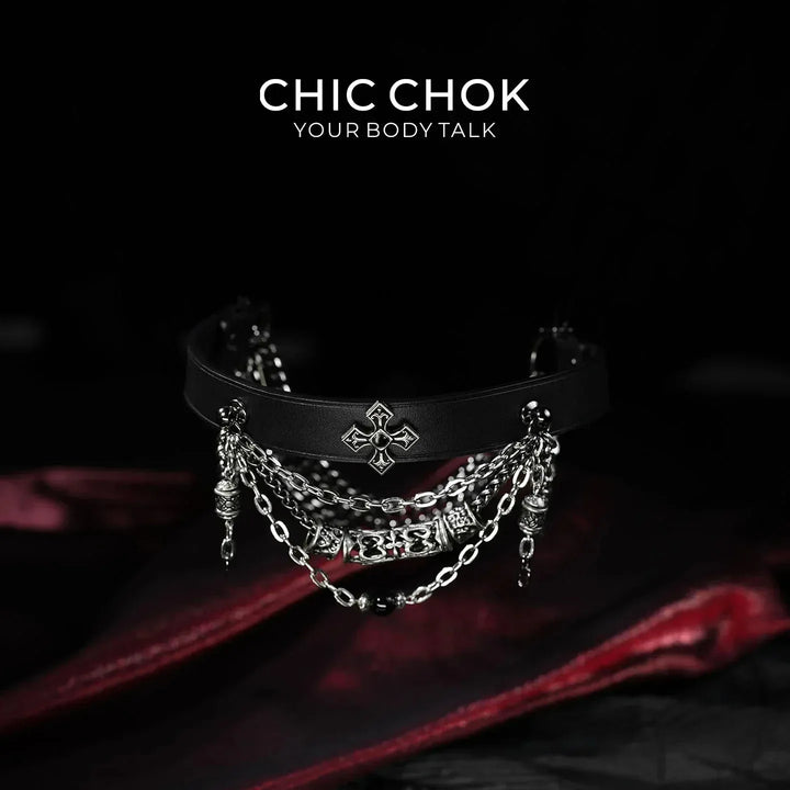 Fogbound Castle - CHICCHOK - Breathless, Choker, collar, Necklace - Choker
