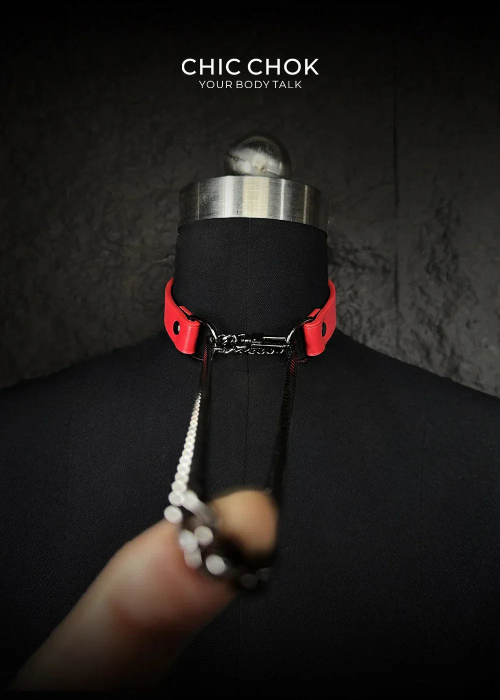 CHICCHOK [Breathless] Pulling Fashion and Fun Choker Red - CHICCHOK - Choker