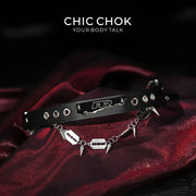 Iron Blade Razor-Detail Choker