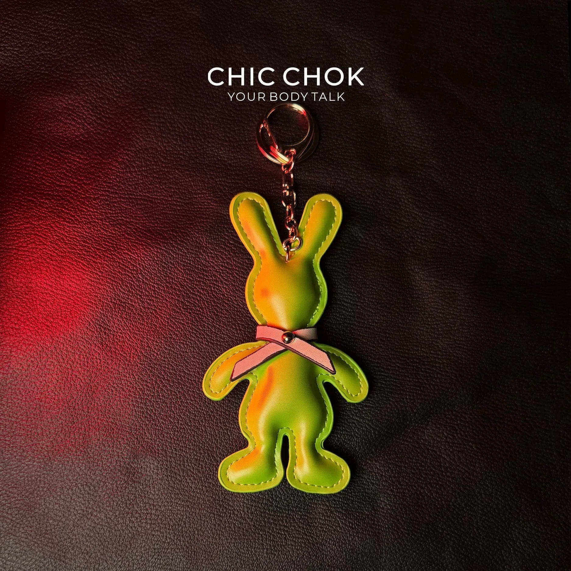 Groovy Bunny | Fun and trendy Easter, cute and dynamic with you Keychain - CHICCHOK - Accessories - Accessories