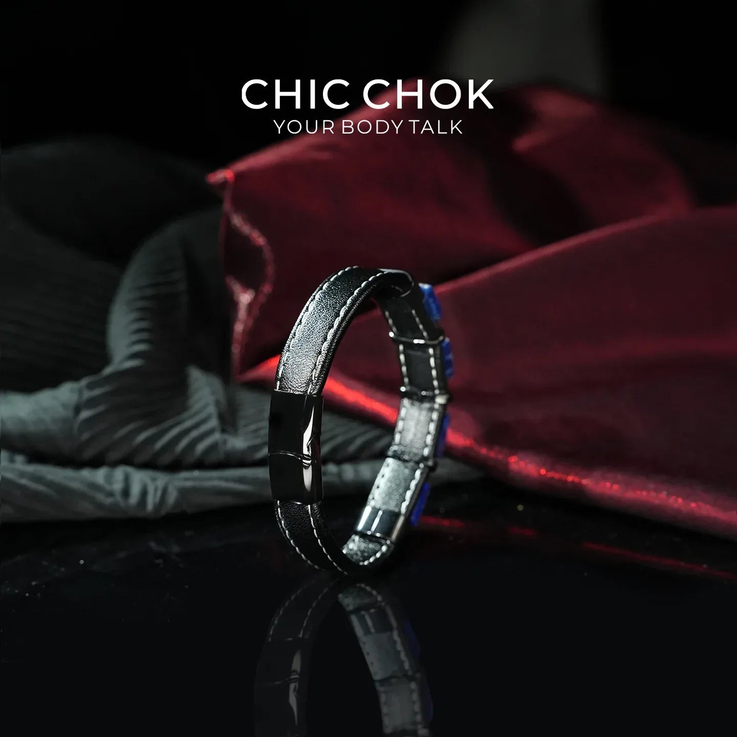 Blue Focus - CHICCHOK - Bracelet, Crystal Bracelet - Bracelet