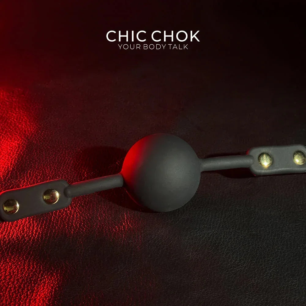 [CHICCHOK] PureSilk Silicone Gag – Gentle Bondage, Elegant Desire - CHICCHOK - - Accessories