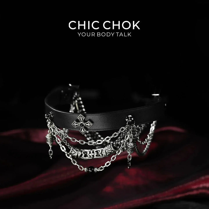 Fogbound Castle - CHICCHOK - Breathless, Choker, collar, Necklace - Choker