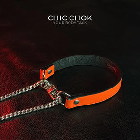 CHICCHOK [Breathless] Pulling Fashion and Fun Choker(Orange) - CHICCHOK - Choker, collar - Choker