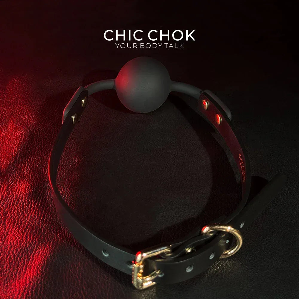 [CHICCHOK] PureSilk Silicone Gag – Gentle Bondage, Elegant Desire - CHICCHOK - - Accessories