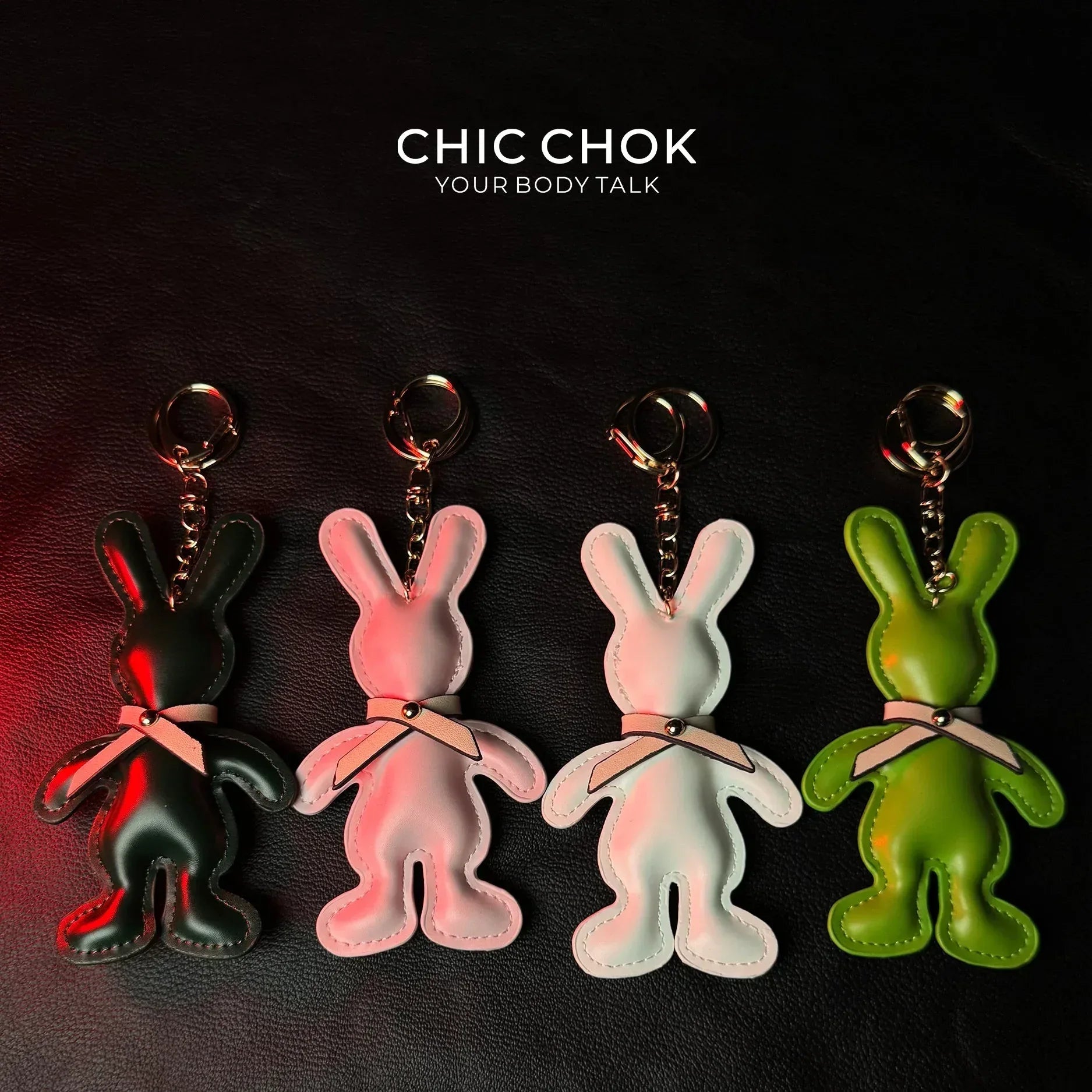 Groovy Bunny | Fun and trendy Easter, cute and dynamic with you Keychain - CHICCHOK - Accessories - Accessories
