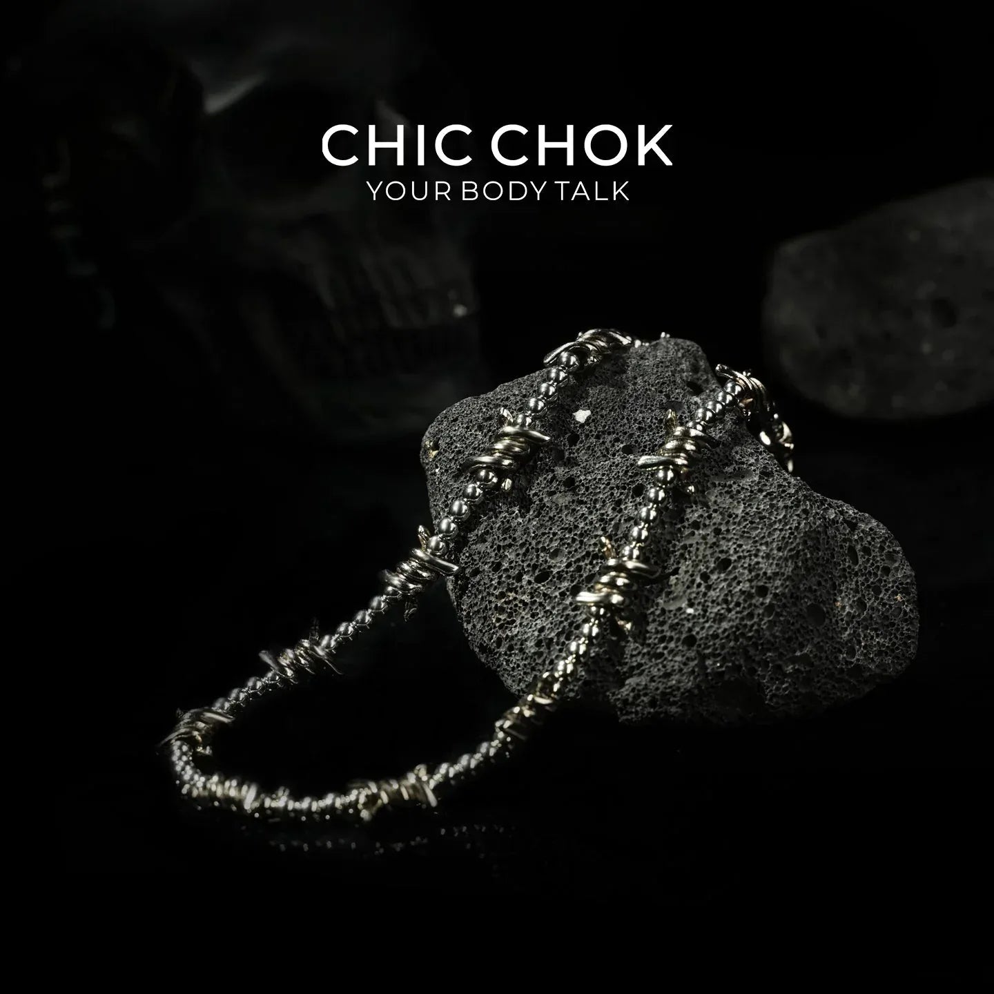 CHICCHOK [Steel Thorns] Heavy Metal Punk Necklace - CHICCHOK - Choker
