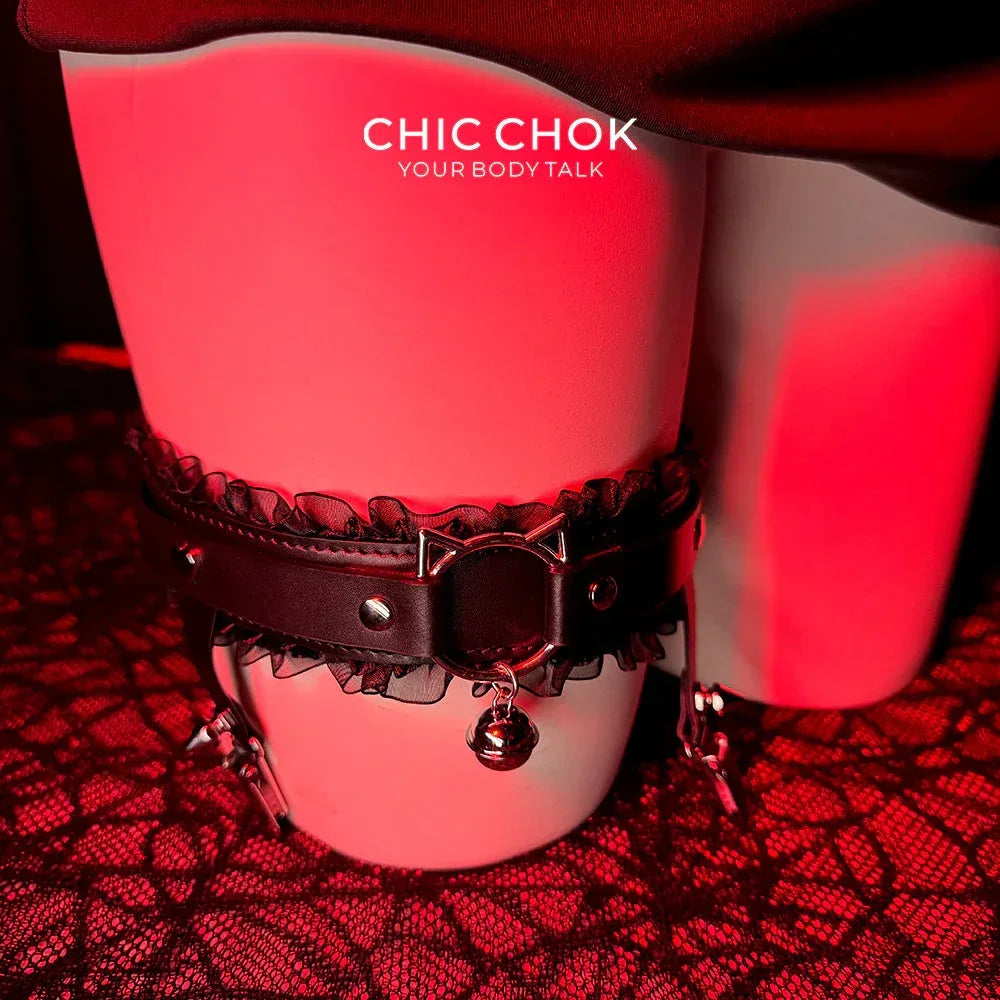 CHICCHOK Cat lace leg ring/bracelet/foot ring - CHICCHOK - 