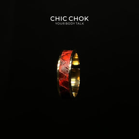 CHICCHOK Classic Open Ring, crafted from high-quality stainless steel. This adjustable ring features a subtle and stylish design, perfect for versatile and modern wear.